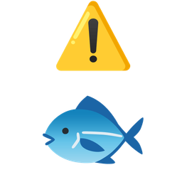 warning and fish