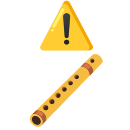 warning and flute