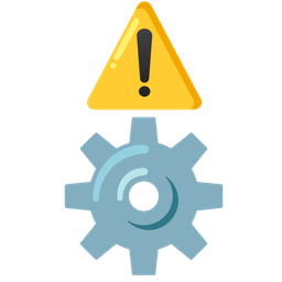 warning and gear