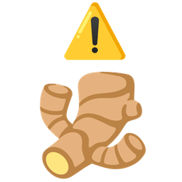warning and ginger root