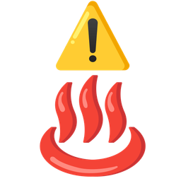 warning and hot springs