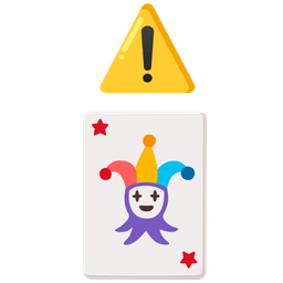 warning and joker