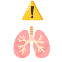 warning and lungs