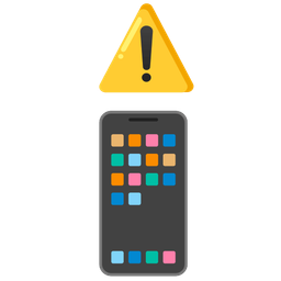 warning and mobile phone