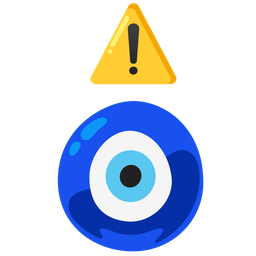 warning and nazar amulet