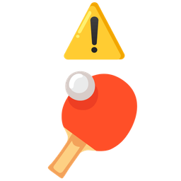 warning and ping pong