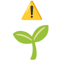 warning and seedling
