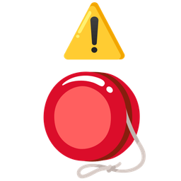 warning and yo-yo