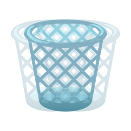 wastebasket and beating heart