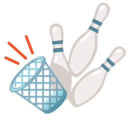 wastebasket and bowling