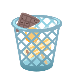 wastebasket and oden