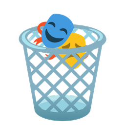 wastebasket and performing arts