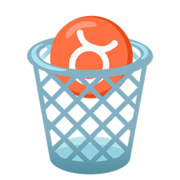 wastebasket and Taurus