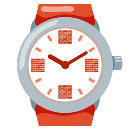 watch and brick