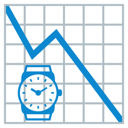 watch and chart decreasing