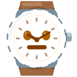 watch and dotted line face