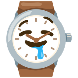 watch and drooling face