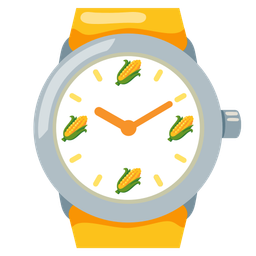 watch and ear of corn