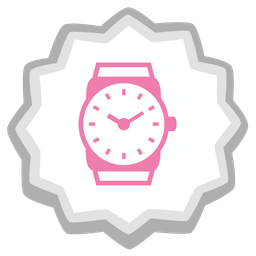 watch and fish cake with swirl