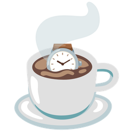 watch and hot beverage