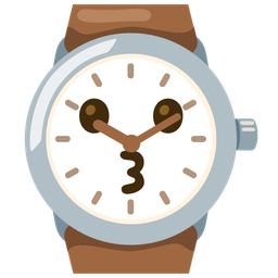 Watch and Kissing face