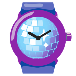 watch and mirror ball