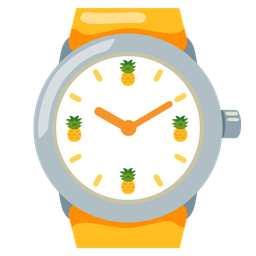 watch and pineapple