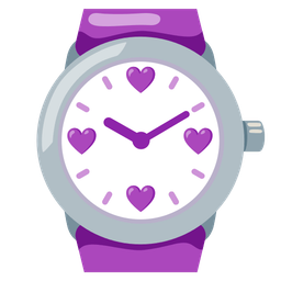 watch and purple heart