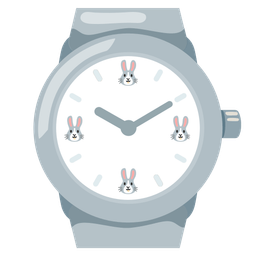 watch and rabbit face
