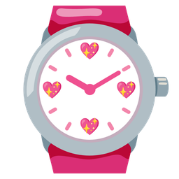 watch and sparkling heart
