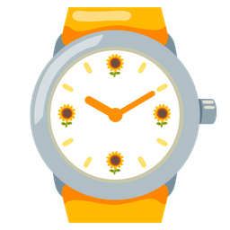 watch and sunflower