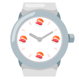 watch and sushi