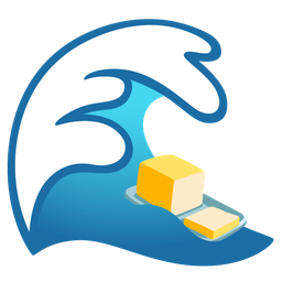 water wave and butter