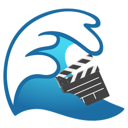 water wave and clapper board