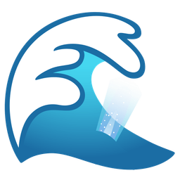 water wave and comet