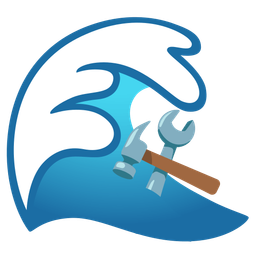 water wave and hammer and wrench