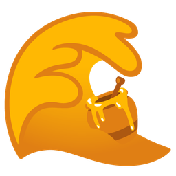 water wave and honey pot