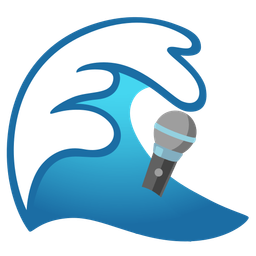 water wave and microphone