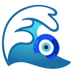 water wave and nazar amulet