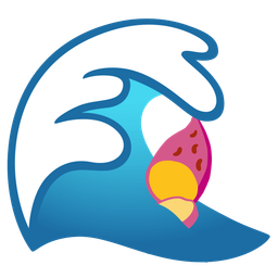 water wave and roasted sweet potato