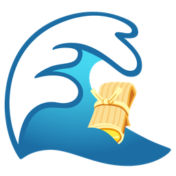 water wave and tamale