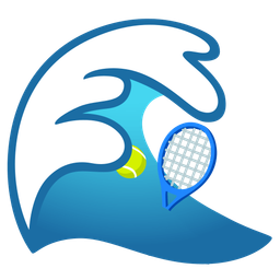 water wave and tennis