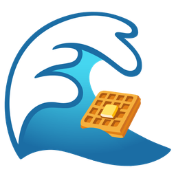 water wave and waffle