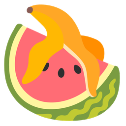 watermelon and banana