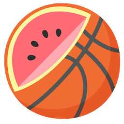 watermelon and basketball