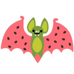 watermelon and bat