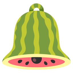 watermelon and bell