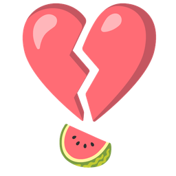 watermelon and broken heart