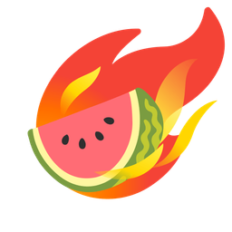 watermelon and comet