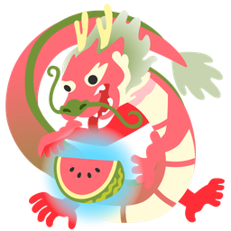watermelon and dragon